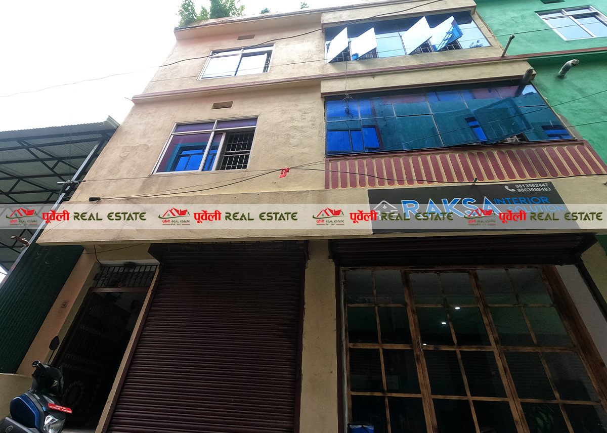 दमक-५, कृषि विकाश बैंक छेउमा ३ तल्ला घर बिक्रीमा | 3 STOREY HOUSE ON SALE AT DAMAK-5, NEAR KRISHI BIKASH BANK